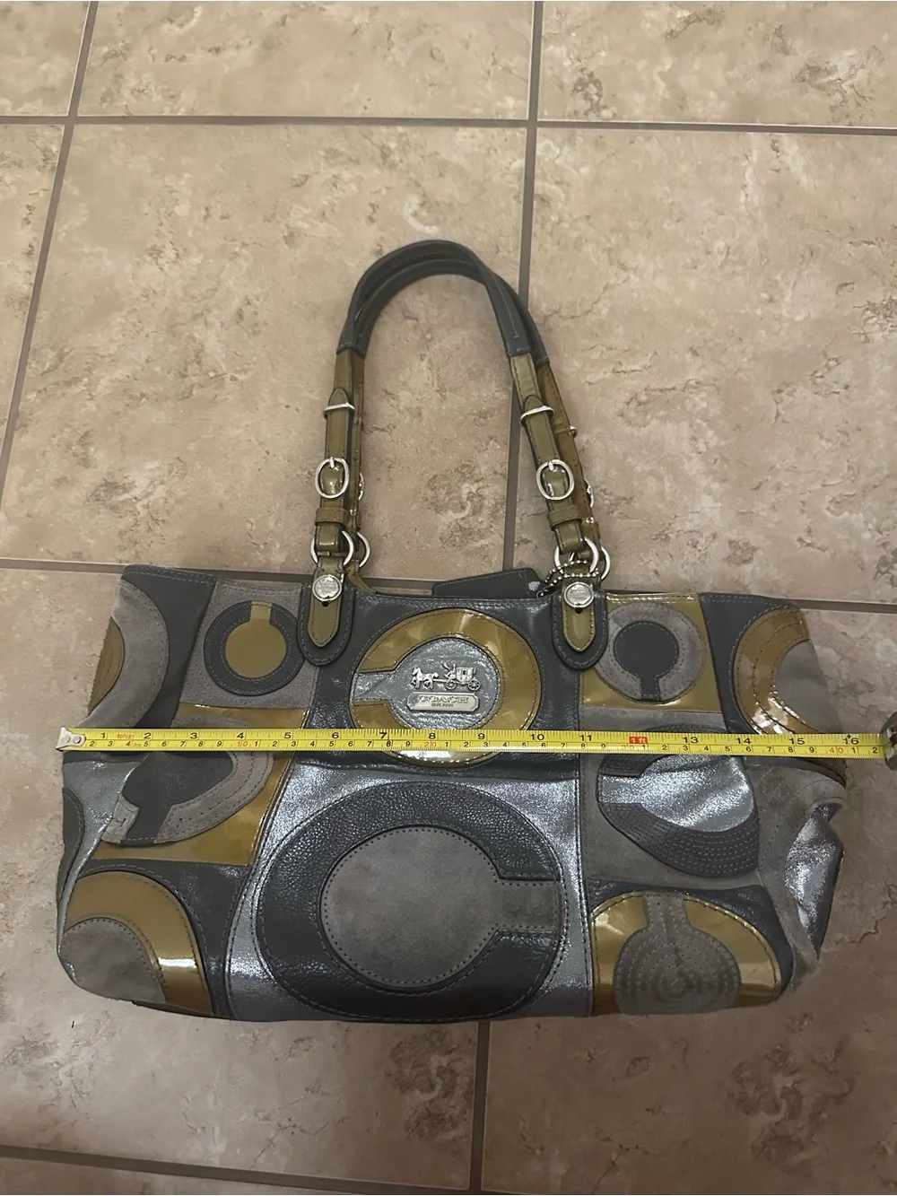 VINTAGE COACH MAGGIE TOTE BAG